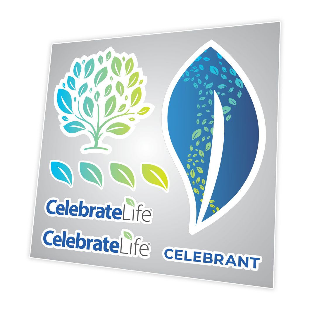 Celebrate Life Vinyl Decals