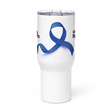 Load image into Gallery viewer, Cancer Fighters Ribbon Travel Mug
